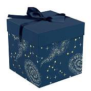 Коробка складная подарочная MESHU "Magic", (15*15*15см), с лентой, отд фольгой (арт. 372556)