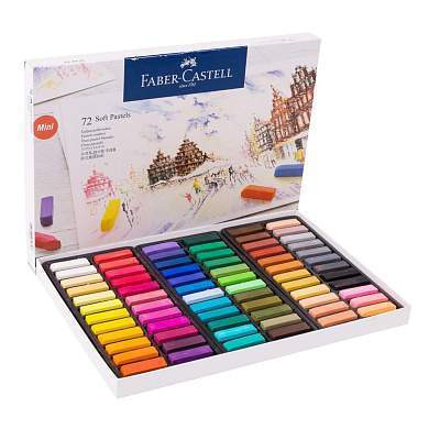 Пастель Faber-Castell "Soft pastels", 72 цвета, мини, картон. упаковка (арт. 285953)