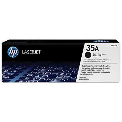 Картридж лазерный HP (CB435A) LaserJet P1005/P1006, №35А, оригинальный, ресурс 1500 страниц (арт. 360539)