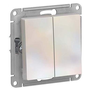 Schneider Atlasdesign Мех. Выкл. Су 2 Кл. Жемчуг (Пласт. Осн.) Atn000451 (арт. 662487)