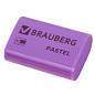 Ластик BRAUBERG "Pastel", 37х24х11мм, ассорти пастельных цветов, экологичный ПВХ, 229582 (арт. 229582)