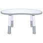 Стол детский BRABIX KIDS CT-002, растущий, 2-8 лет, пластик белый + серый, 533296 (арт. 533296)