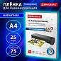 Пленки-заготовки для ламинирования МАГНИТ А4, КОМПЛЕКТ 25 шт., 75 мкм, BRAUBERG, 533122 (арт. 533122)
