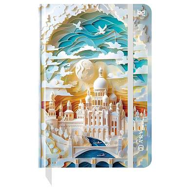 Ежедневник недатированный А5, 136л., 7БЦ BG "Paper Art. Istanbul", матовая ламинация, выборочный лак (арт. 376406)