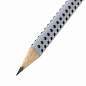 Карандаш чернографитный FABER-CASTELL, 1 шт., "Grip 2001", HB, трехгранный, с ластиком, 117200 (арт. 180939)