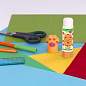 Клей-карандаш "Лапки" Cat Paw, 9 г, фигурный колпачок, 3 шт. на блистере, BRAUBERG KIDS, 271982 (арт. 271982)