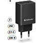Зарядное устройство сетевое Defender EPA-10, 1*USB, 2.1А output, пакет, черный (арт. 297721)