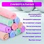 Салфетки из МИКРОФИБРЫ ПЛЮШЕВОЙ 30х30 см, КОМПЛЕКТ 10 шт., PASTEL, ассорти, 250 г/м2, LAIMA HOME, 608445 (арт. 608445)