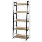 Стеллаж на металлокаркасе BRABIX "LOFT SH-003", 600х350х1500 мм, 5 полок, цвет дуб натуральный, 641236 (арт. 641236)