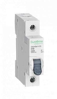 Systeme electric City9 Автоматический выкл. 1P 32А 4,5кА х-ка C C9F34132 (арт. 853861)