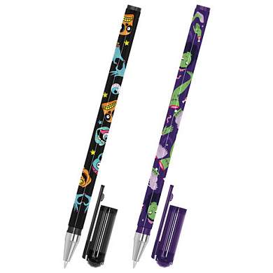 Ручка шариковая с принтом FUNSTER STICK "MONSTERS", СИНЯЯ, SOFT TOUCH покрытие, узел 0,7 мм, линия 0,35 мм, 144390 (арт. 144390)