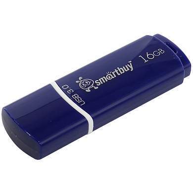 Память Smart Buy "Crown" 16GB, USB 3.0 Flash Drive, синий (арт. 248790)