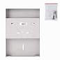 Диспенсер для покрытий на унитаз LAIMA PROFESSIONAL INOX, 1/4 сложения, нержавеющая сталь, матовый, 605704 (арт. 605704)