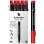 Маркер перманентный Schneider "Maxx 160" красный, пулевидный, 3мм (арт. 323167)