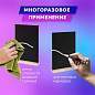 Табличка меловая настольная А4, вертикальная, на деревянной подставке, ПВХ, черная, BRAUBERG, 291298 (арт. 291298)