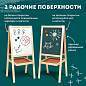 Доска-мольберт двусторонняя для мела и магнитно-маркерная 545х650 мм, зеленая/белая, РОССИЯ, BRAUBERG, 235519 (арт. 235519)