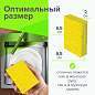 Губки бытовые, 20х95х65 мм, КОМПЛЕКТ 2 шт., ЦЕЛЛЮЛОЗНЫЕ (губчатые) для посуды/уборки, LAIMA, К1000, 601590 (арт. 601590)