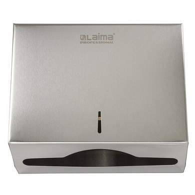 Диспенсер для полотенец LAIMA PROFESSIONAL BASIC (H2) Z-сложения, нержавеющая сталь, матовый, 605050 (арт. 605050)