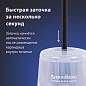 Точилка электрическая BRAUBERG DOUBLE BLADE WHITE, двойное лезвие, питание от 2 батареек, 271337 (арт. 271337)