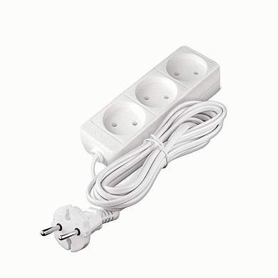 СОЮЗ сет. удл. ШВВП 2х0.75 3 роз.  3 м 6А 481S-0303 (арт. 415530)