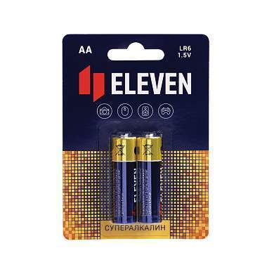 Батарейка Eleven SUPER AA (LR6) алкалиновая, BC2 (арт. 301755)