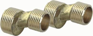Haiba Эксцентрики для смесителя 1/2" Ш Х 3/4" Ш, латунь, (2 шт/уп, цена за шт.), HB70-1 (арт. 789793)