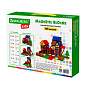 Магнитный конструктор MEGA MAGNETIC BUILD BLOCKS-129 "Построй дом", 129 деталей, BRAUBERG KIDS, 663850 (арт. 663850)