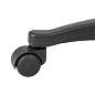 Кресло стул BRABIX "Eames MG-310 PL", пластик черный, экокожа черная, 532927 (арт. 532927)