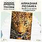 Алмазная мозаика ТРИ СОВЫ "Взгляд охотника", 30*40см, холст на деревянном подрамнике, картонная коробка с пластиковой ручкой (арт. 344356)