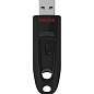Флеш-диск 128 GB, SANDISK Cruzer Ultra, USB 3.0, черный, SDCZ48-128G-U46 (арт. 512231)