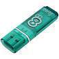 Память Smart Buy "Glossy" 8GB, USB 2.0 Flash Drive, зеленый (арт. 230848)