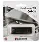 Флеш-диск 64 GB KINGSTON DataTraveler 70, разъем Type-C 3.2, черный, DT70/64GB (арт. 513642)