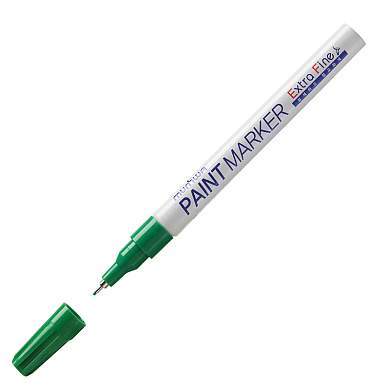 Маркер-краска MunHwa "Extra Fine Paint Marker" зеленая, 1мм, нитро-основа (арт. 260035)