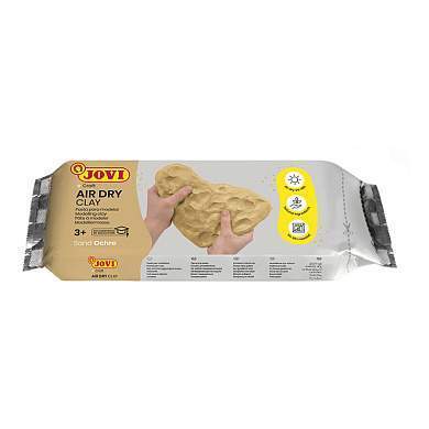 Паста для моделирования JOVI, отвердевающая, охра, 250г, вакуумный пакет (арт. 364280)