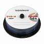 Диски DVD+R SONNEN, 4,7 Gb, 16x, Cake Box (упаковка на шпиле), КОМПЛЕКТ 25 шт., 513532 (арт. 513532)