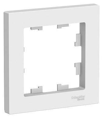 Schneider AtlasDesign рамка СУ 1 мест. бел. Antibacterial ATN000101 (арт. 662375)
