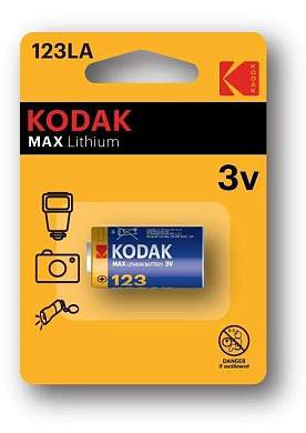 Элемент питания Kodak Cr123A Bl1 (арт. 4772)