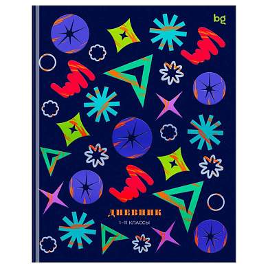 Дневник 1-11 кл. 48л. (ЛАЙТ) BG "Знаки", матовая ламинация, выб.лак (арт. 376820)