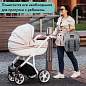 Рюкзак для мамы BRAUBERG MOMMY, крепления для коляски, термокарманы, серый, 41x24x17 см, 270818 (арт. 270818)