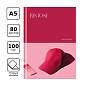 Записная книжка А5 80л. BG "Viva magenta", soft-touch ламинация, блок в точку, 100 гр/м2 (арт. 342962)