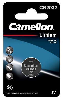 Элемент питания Camelion CR2032  BL1 (арт. 17895)