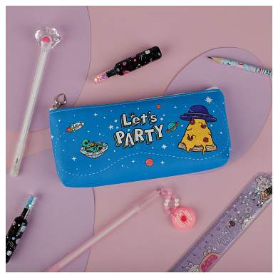 Пенал мягкий 200*85*30 MESHU "Space party", искусственная кожа (арт. 365197)