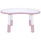 Стол детский BRABIX KIDS CT-002, растущий, 2-8 лет, пластик белый + розовый, 533295 (арт. 533295)