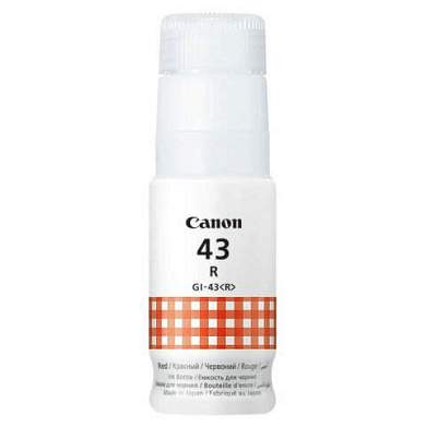 Чернила CANON (GI-43R) для СНПЧ Pixma G540 / G640, красные, 8000 стр., оригинальные, 4716C001 (арт. 364295)