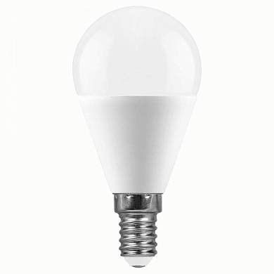 Saffit шар G45 E14 15W(1275Lm) 6400K 6K матовая 92x45 SBG4515 55211 (арт. 806509)