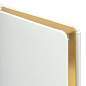 Ежедневник недатированный А5 138х213 мм, BRAUBERG "Iguana", под кожу, 160 л., белый, 114458 (арт. 114458)