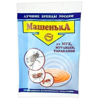 От тараканов, муравьев, мух приманка гранулы 10гр. (азаметифос) Машенька (арт. 599611)