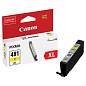 Картридж струйный CANON (CLI-481Y XL) для PIXMA TS704 / TS6140, желтый, ресурс 512 страниц, оригинальный, 2046C001 (арт. 363220)