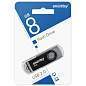 Память Smart Buy "Twist" 8GB, USB 2.0 Flash Drive, черный (арт. 350469)