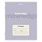 Тетрадь 24 л. BRAUBERG клетка, обложка картон, KNOWLEDGE, 107305 (арт. 107305)